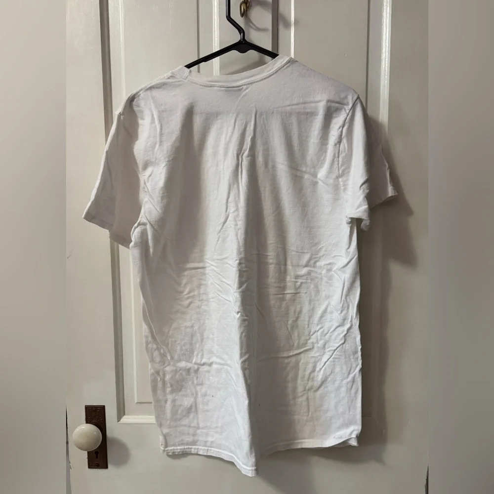 Hanes White T‑Shirt with Budweiser Graphic